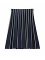 ストライプニットスカート/ネイビー(393)