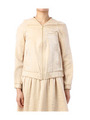 スパークサテンノーカラージャケット/ベージュ系(007)