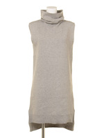 タートルネックニットワンピース/GRY