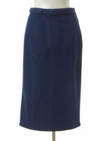 デニムペンシルスカート/ブルー