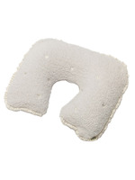 ハート刺しゅうネックピロー/LAV