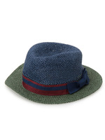 バイカラーペーパーメッシュハット/ベージュ系(052)