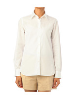 プレーンブロードシャツ/ホワイト(004)