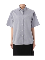 高密度シャンブレー シャツ/グレー系(092)