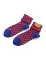 POTATO SOCKS/BLUE×RED