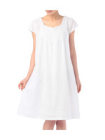 THEA(テア) Althea 半袖ワンピナイティ/オフホワイト(003)