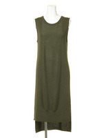 【MODE】切替ノースリニットチュニック/カーキ