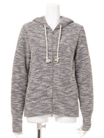 【Planet blue world】ニットパーカー/グレー