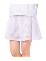 シアーギンガムフレアスカート/ホワイト(003)