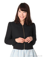 シフォンブルゾン/Black