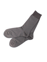 ピンドットハイソックス/グレー系(110)