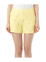 フラワーレースショートパンツ/イエロー系(031)