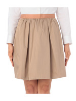 フレアミニスカート/ベージュ系(052)