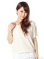 お袖リボンリボンP/O/クリーム