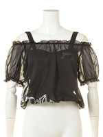 オフショルTOPS＆ビスチェセット/ブラック