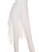 ロング丈レースパレオ/ホワイト