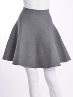 小嶋陽菜さんコラボアイテム★ニットフレアSK/グレー