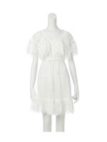 COCO BOX(ココボックス)レース＆チュールワンピースナイティ/ブルー系(190)