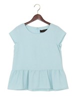 JOC PE ペプラムクルーネックF/S プルオーバー/YELLOW