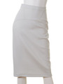 ステッチタイトスカート/WHT