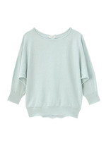 チュール切り替えニットソー/ベビーピンク(071)