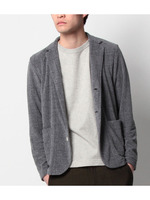 テーラードジャケット風カーディガン/ブラック(619)