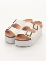 【mystic】厚底サンダル/WHITE