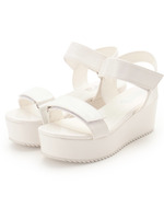 エナメルシャークソールサンダル/ブラック(019)