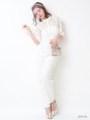 レースジャンプスーツ/WHITE
