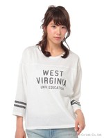 ・ラインロゴTシャツ/Off White