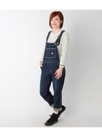 Lee テーパードオーバーオール/ブルー(092)