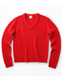 MARLED-KNIT V NECK/レッド系(068)