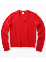 MARLED-KNIT V NECK/レッド系(068)