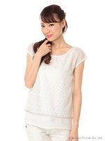 T/Cレーシーティアードチュニック　3/キナリ