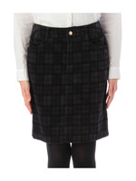 ストレッチコットンタイトスカート/ブラック(119)