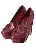 パテントウェッジローファー/ネイビー