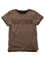 リバーシブル プリントTシャツ/ホワイト