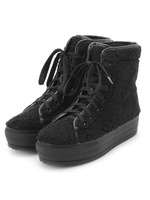 厚底ボアハイカットスニーカー/サンドベージュ(053)