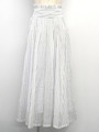 SILK STRIPE スカート/Whmix