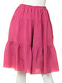 【Omekashi】ティアードギャザーキュロット/ピンク