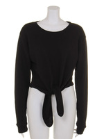 ウエストリボンスウェットTOPS/グレー