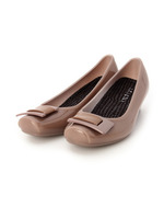 スクエアデザインレインパンプス/ブルー系(091)