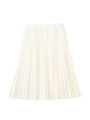 タイプライター プリーツスカート/ホワイト(001)