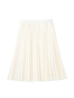 タイプライター プリーツスカート/ホワイト(001)