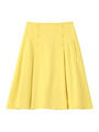 ボックスプリーツスカート/イエロー系(031)