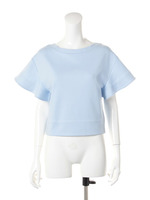 ポンチフレア袖ショートPO/ライトグレー