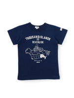 マップロゴプリントTシャツ/ロイヤルパープル(082)
