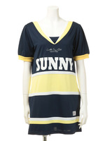 football puff sleeve dress/WHITE