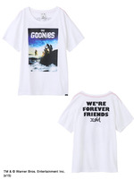 【X-girl × THE GOONIES】THE GOONIES S/S BIG TEE/BLACK