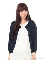 袖レースE/S/ネイビー